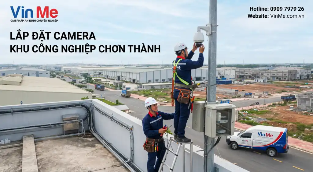 lắp đặt camera khu công nghiệp chơn thành chuyên nghiệp