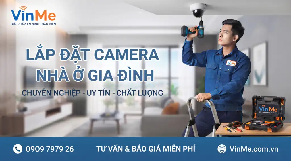 lắp đặt camera nhà ở gia đình giá rẻ