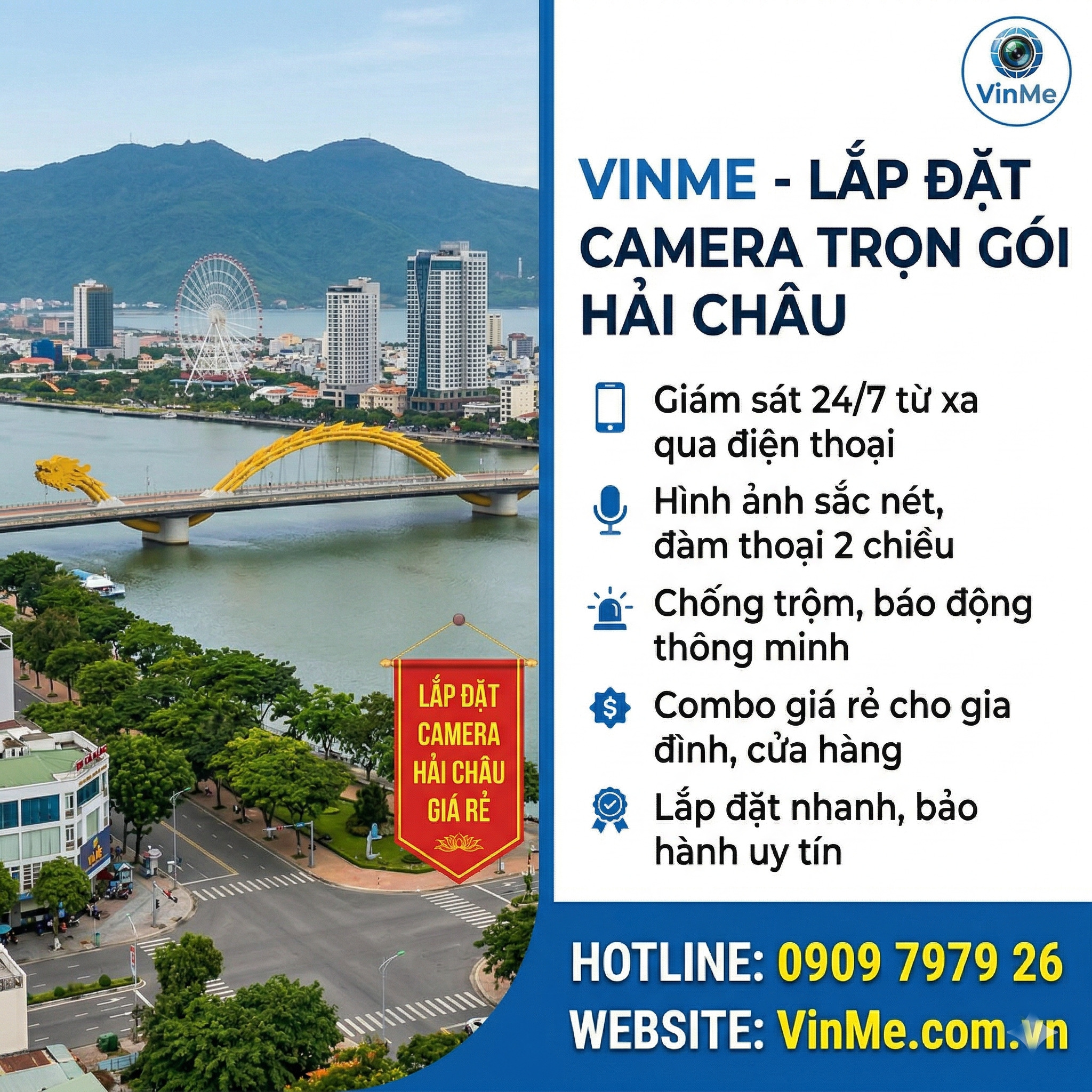 Lắp đặt camera quận hải châu