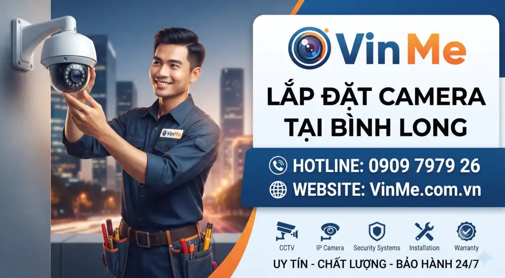 công ty lắp đặt camera tại Bình Long uy tín