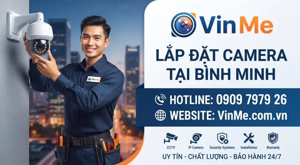 công ty lắp đặt camera tại Bình Minh uy tín nhất
