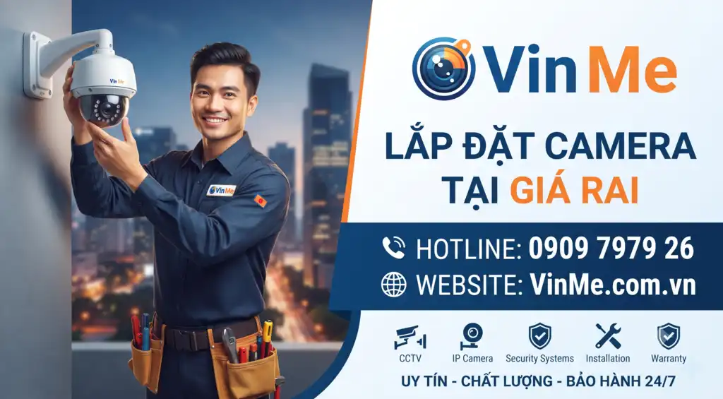 công ty lắp đặt camera tại Giá Rai uy tín