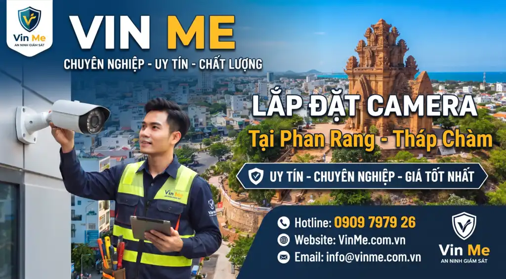 Công ty lắp đặt camera tại Phan Rang Tháp Chàm uy tín nhất