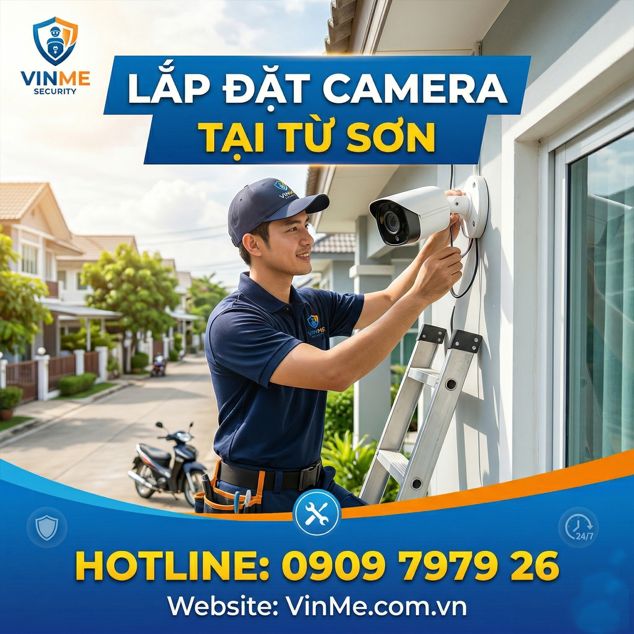 Lắp đặt camera tại từ sơn