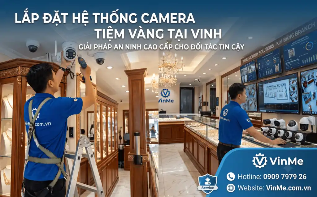 lắp đặt hệ thống camera tiệm vàng vinh chuyên nghiệp