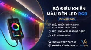 bộ điều khiển màu đèn led - dc màu RGB
