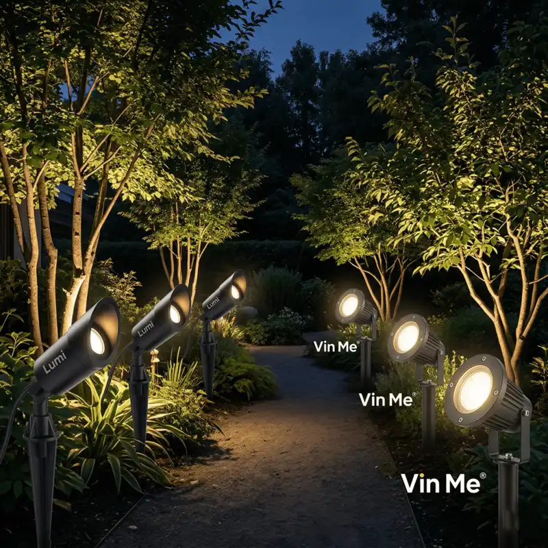 Đèn led chiếu cây ngoài trời