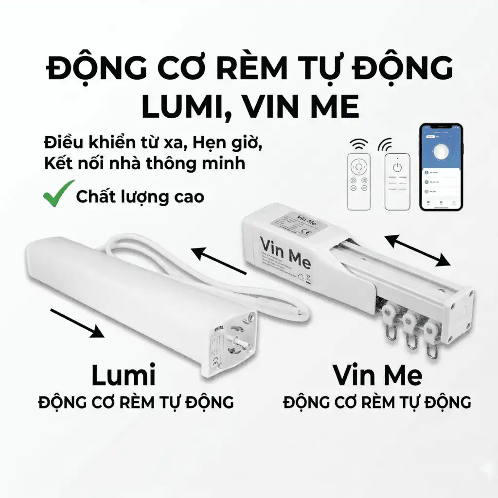Động cơ rèm tự động thông minh
