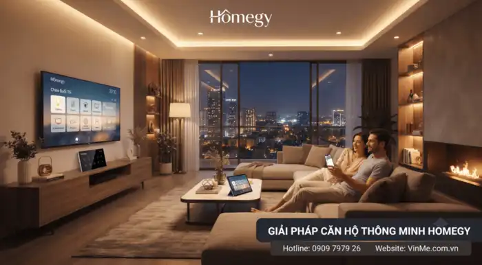 Giải pháp căn hộ thông minh trọn gói Homegy