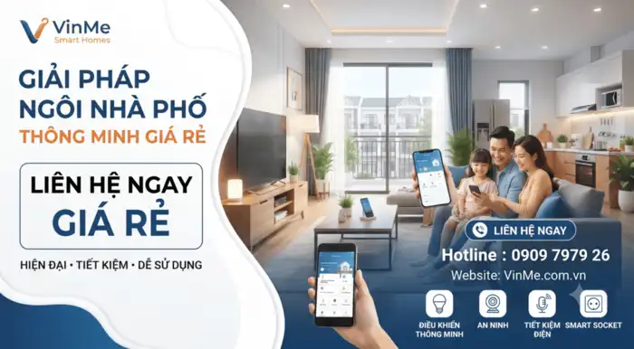 Giải pháp ngôi nhà phố thông minh giá rẻ