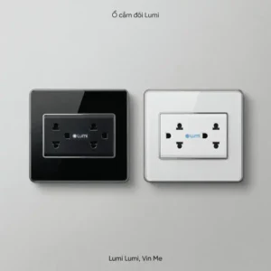 Ổ cắm đôi Lumi