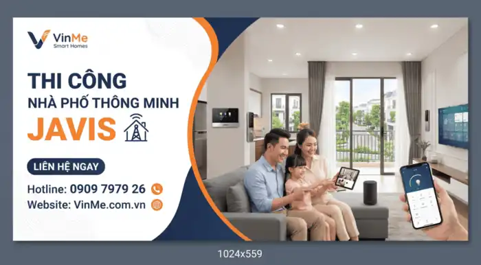 thi công nhà phố thông minh javis trọn gói giá rẻ