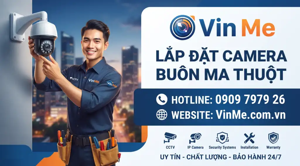 công ty lắp đặt camera buôn ma thuột uy tín nhất