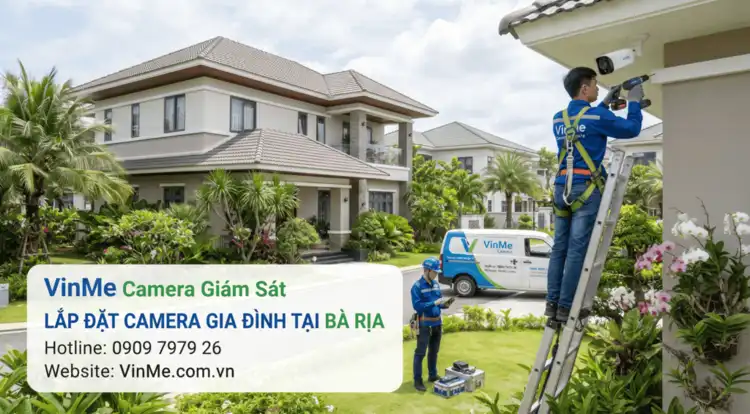 lắp đặt camera gia đình tại bà rịa giá rẻ