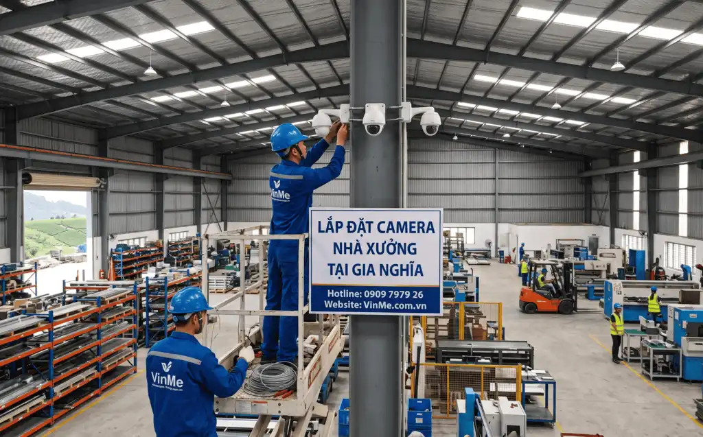 chuyên lắp đặt camera nhà xưởng gia nghĩa