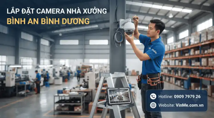 chuyên lắp đặt camera nhà xưởng tại bình an bình dương