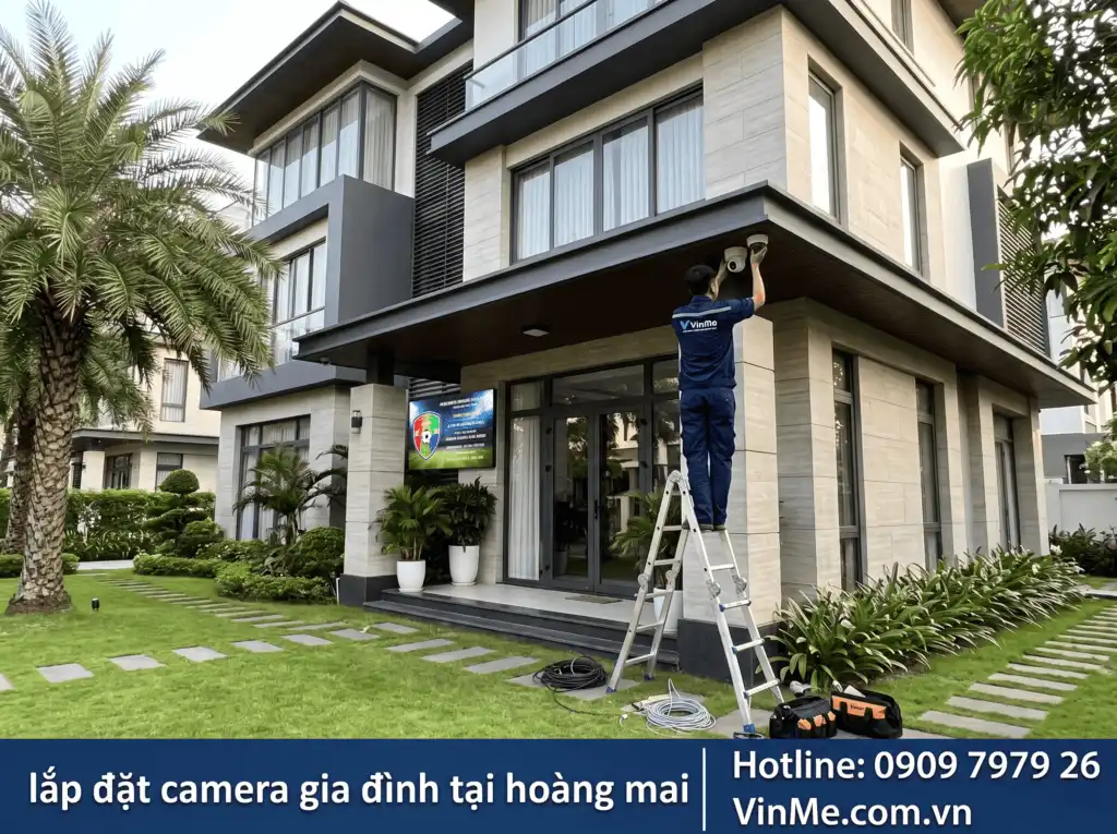 lắp đặt camera gia đình tại Hoàng Mai giá rẻ