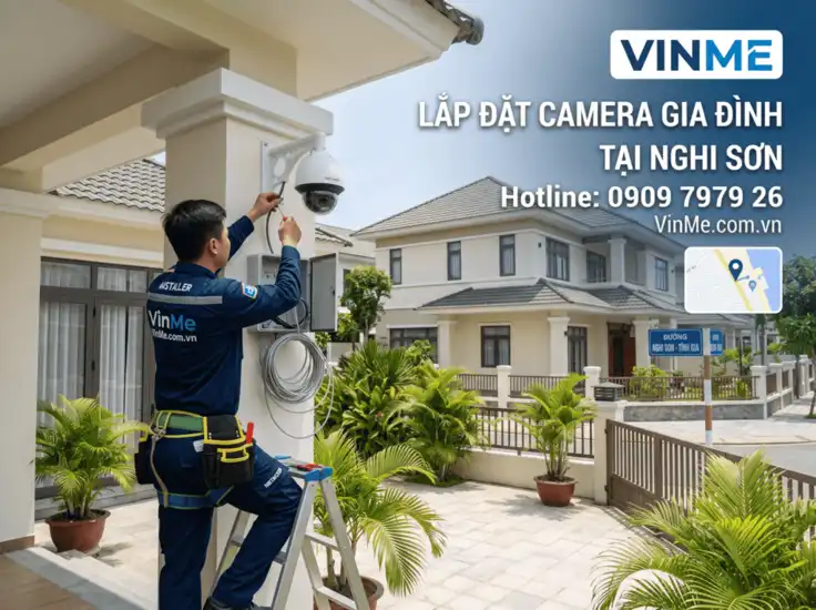 lắp đặt camera gia đình tại Nghi Sơn giá rẻ