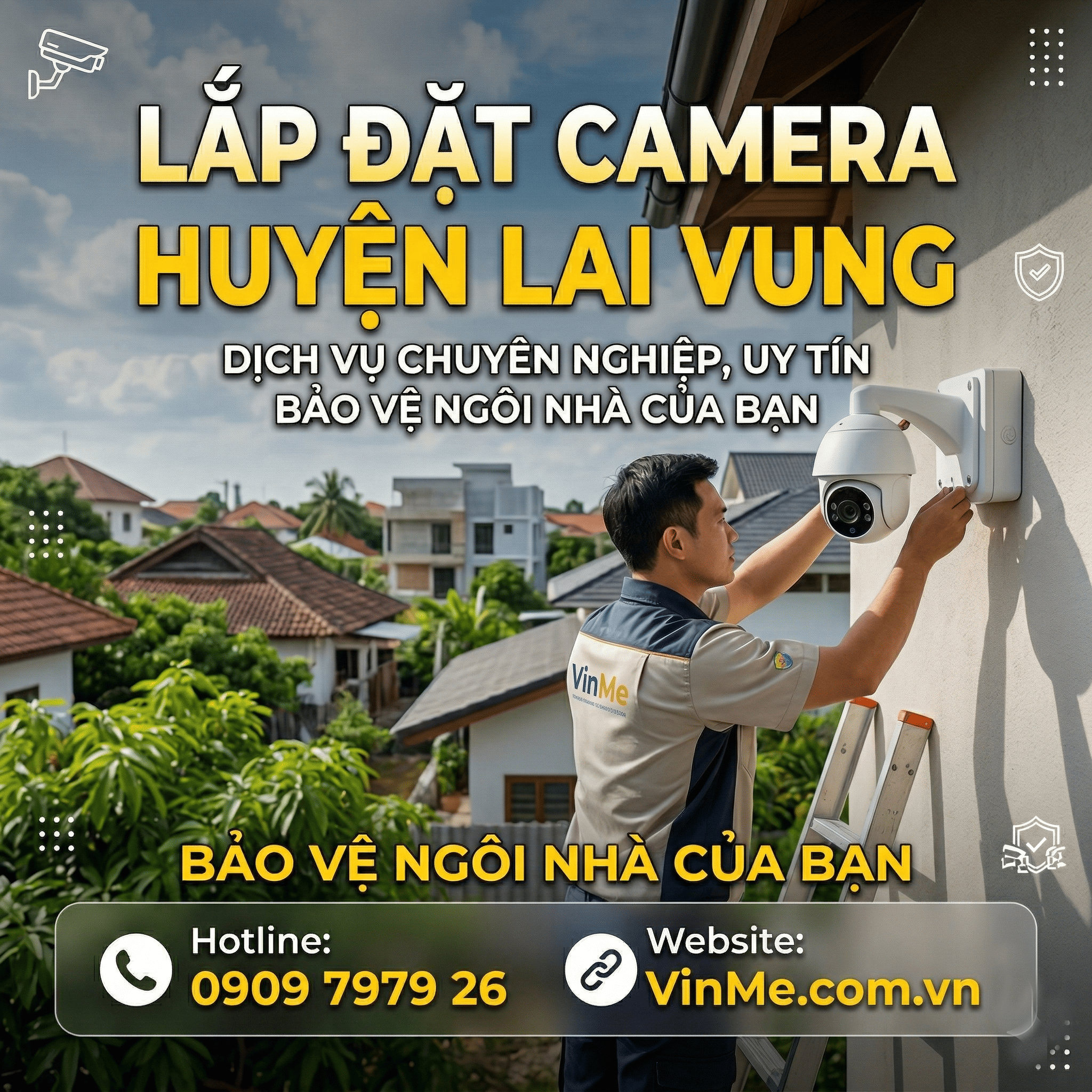 dịch vụ lắp đặt camera huyện Lai Vung giá rẻ