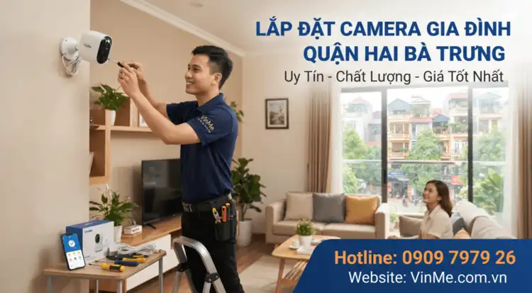 Lắp đặt camera gia đình Hai Bà Trưng giá rẻ