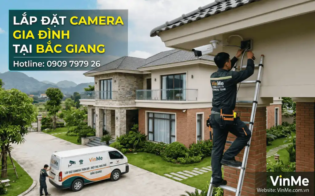 lắp đặt camera gia đình tại Bắc Giang giá rẻ