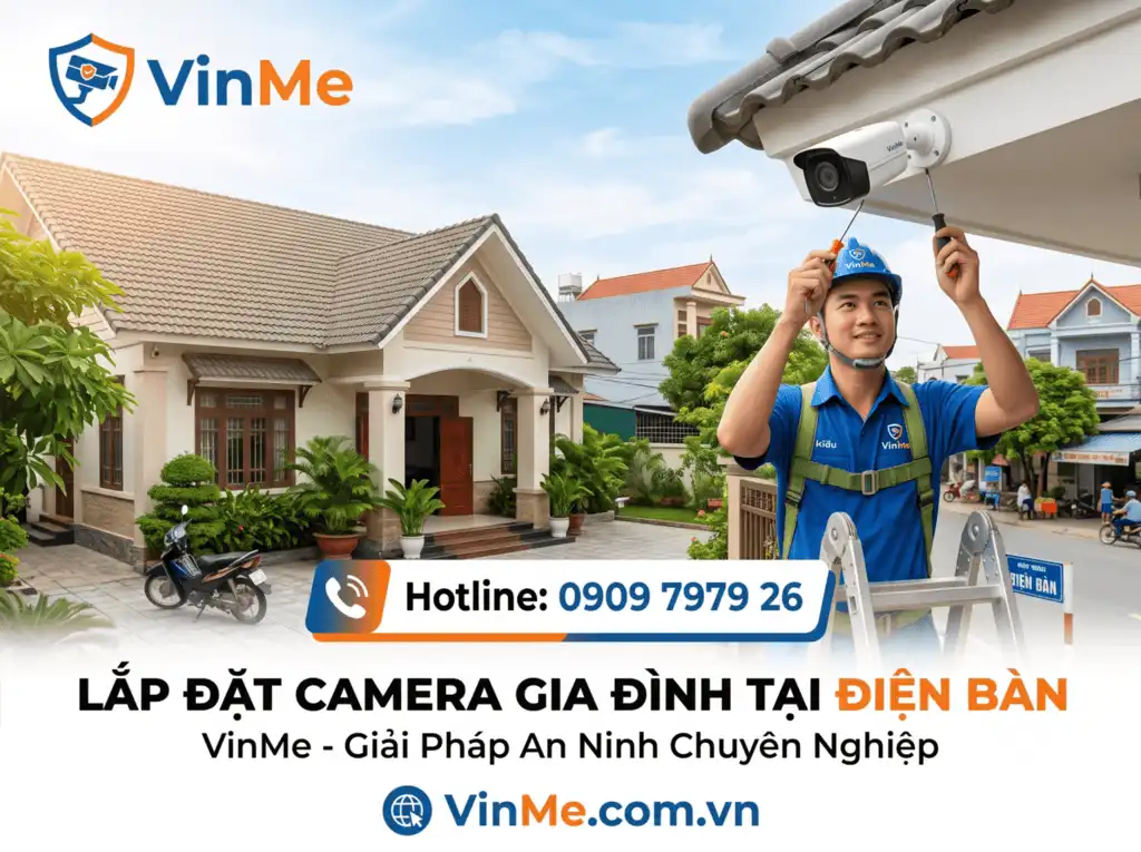 lắp đặt camera gia đình tại Điện Bàn giá rẻ
