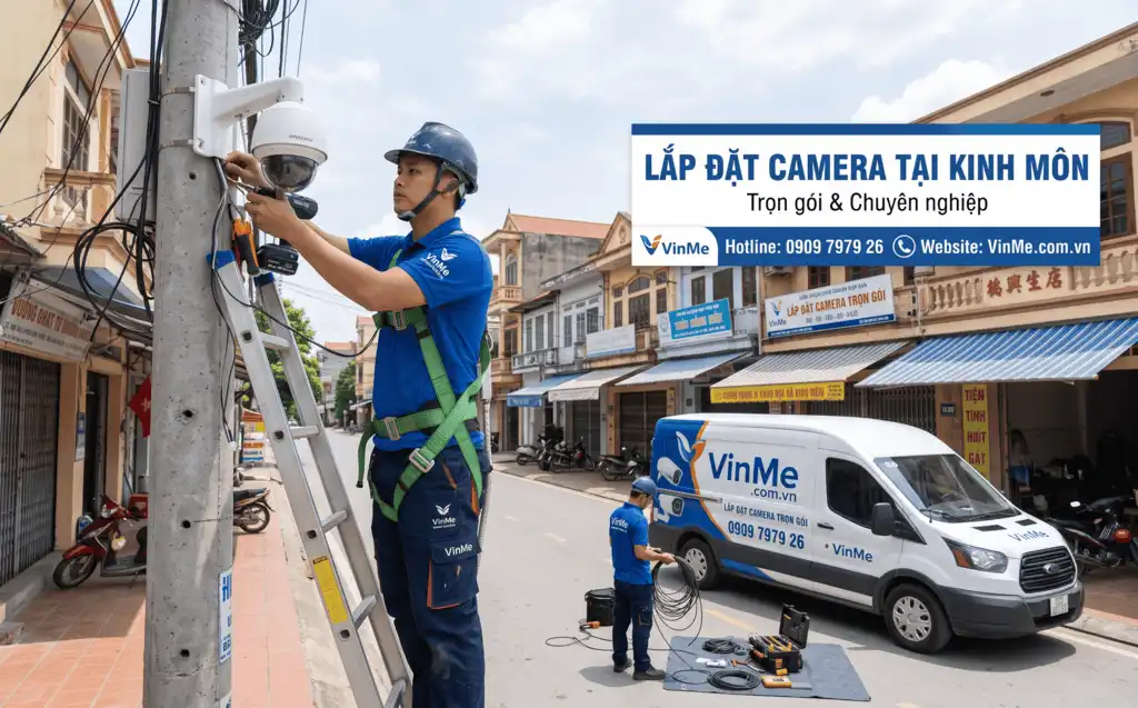 Công ty lắp đặt camera huyện Kinh Môn uy tín