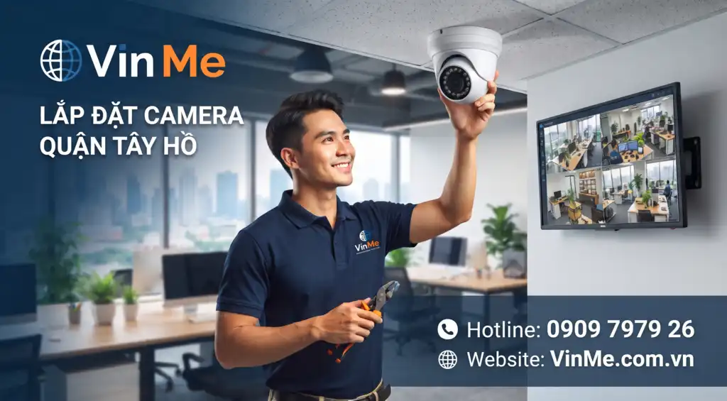 công ty lắp đặt camera quận Tây Hồ uy tín nhất
