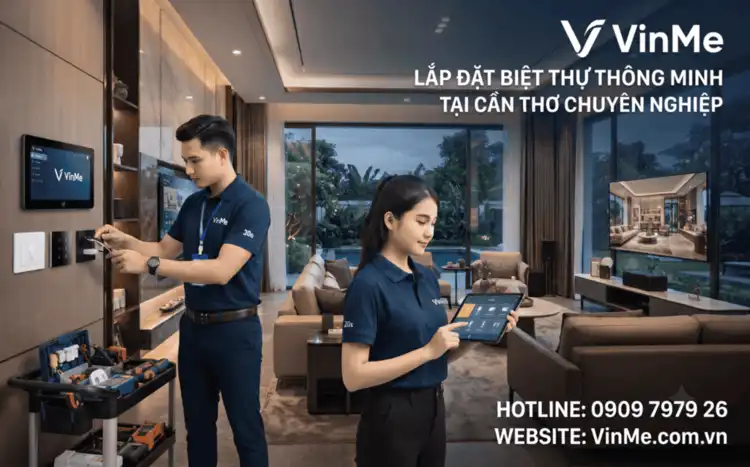 lắp đặt biệt thự thông minh Cần Thơ chuyên nghiệp