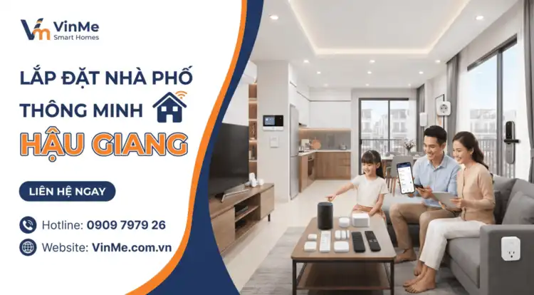 Lắp đặt nhà phố thông minh Hậu Giang hiện đại giá rẻ