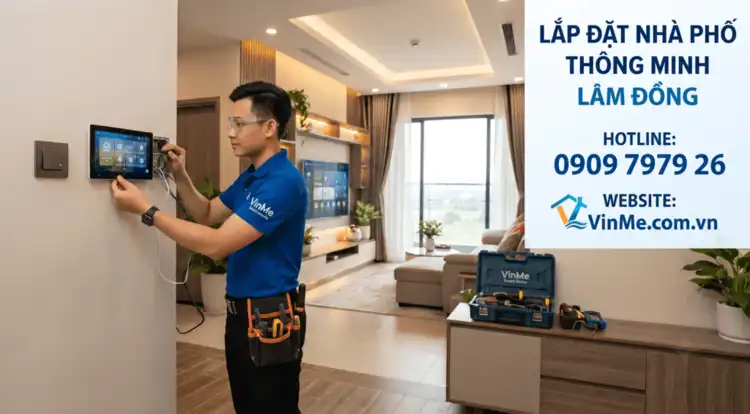 Lắp đặt nhà phố thông minh Lâm Đồng giá rẻ