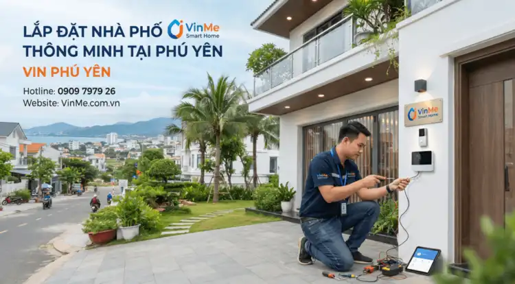Lắp đặt nhà phố thông minh Phú Yên trọn gói giá rẻ