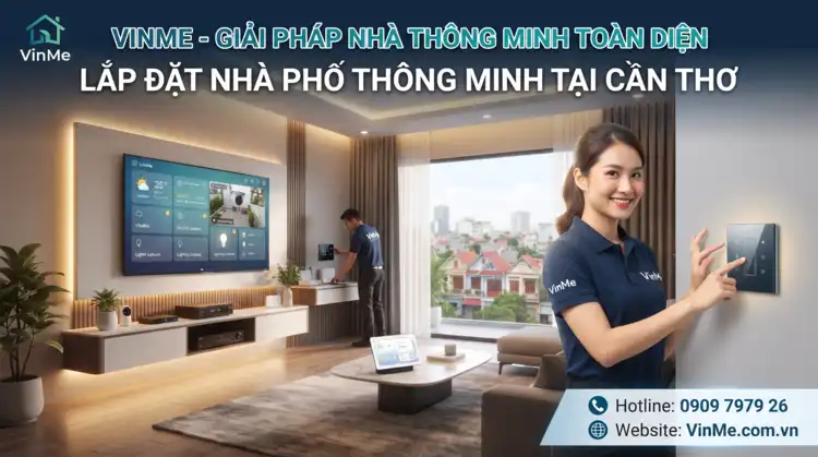 Lắp đặt nhà phố thông minh tại cần thơ giá rẻ