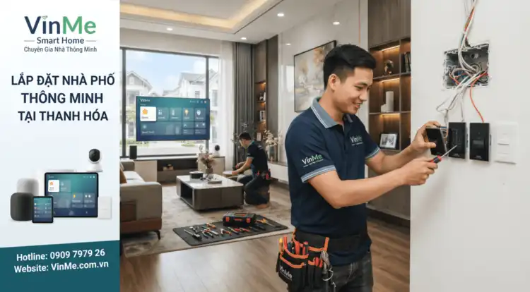 Lắp đặt nhà phố thông minh Thanh Hóa trọn gói