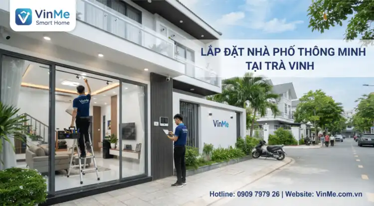 Lắp đặt nhà phố thông minh Trà Vinh trọn gói giá rẻ