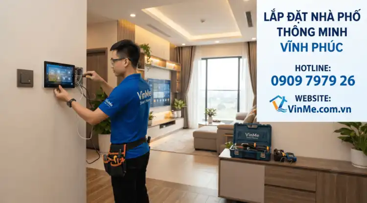 lắp đặt nhà phố thông minh Vĩnh Phúc giá rẻ