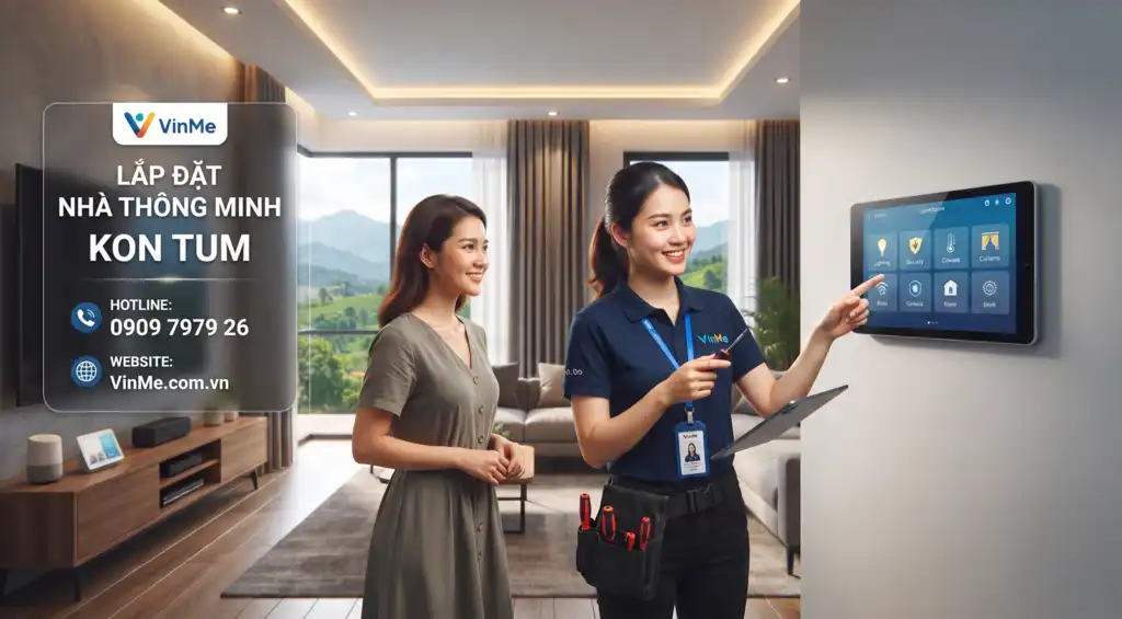 Công ty lắp đặt nhà thông minh Kon Tum chuyên nghiệp