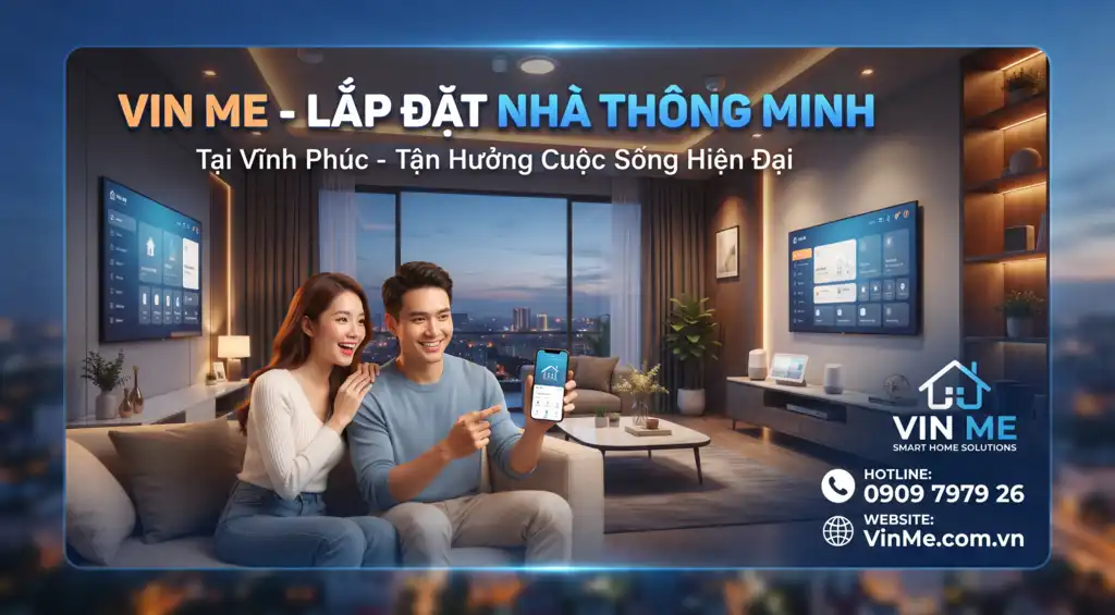 công ty lắp đặt nhà thông minh Vĩnh Phúc uy tín nhất