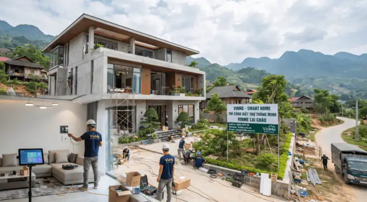Chuyên thi công biệt thự thông minh tại Lai Châu