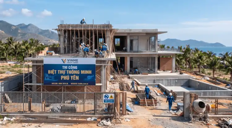 thi công biệt thự thông minh Phú Yên chuyên nghiệp