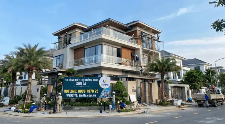 thi công biệt thự thông minh tại Sơn La chuyên nghiệp