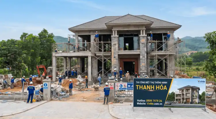 chuyên thi công biệt thự thông minh tại Thanh Hóa
