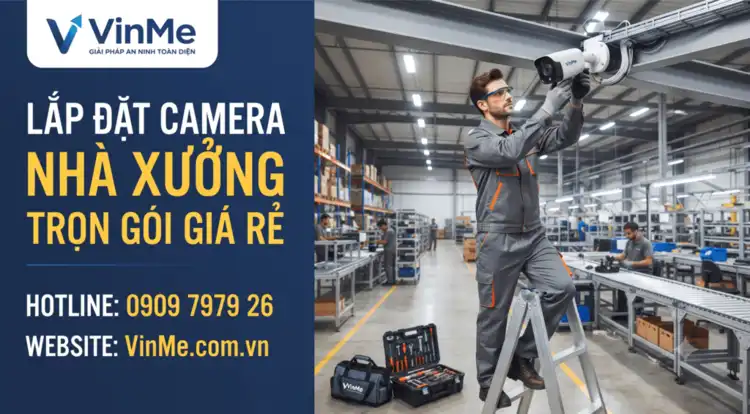 lắp đặt camera nhà xưởng trọn gói giá rẻ