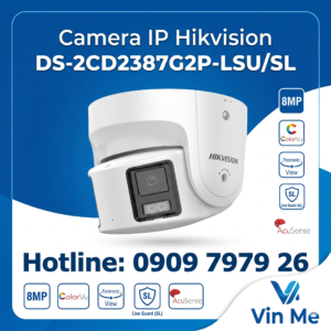 Camera Hikvision DS-2CD2387G2P-LSU/SL(C) IP Colorvu 8MP