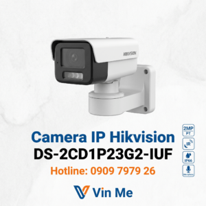 Camera Hikvision DS-2CD1P23G2-IUF IP 2MP xoay 360 độ