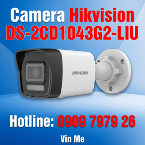 Camera Hikvision DS-2CD1043G2-LIU IP 4MP