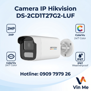 Camera Hikvision DS-2CD1T27G2-LUF IP 2MP