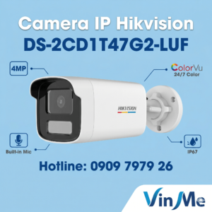 Camera Hikvision DS-2CD1T47G2-LUF IP 4MP