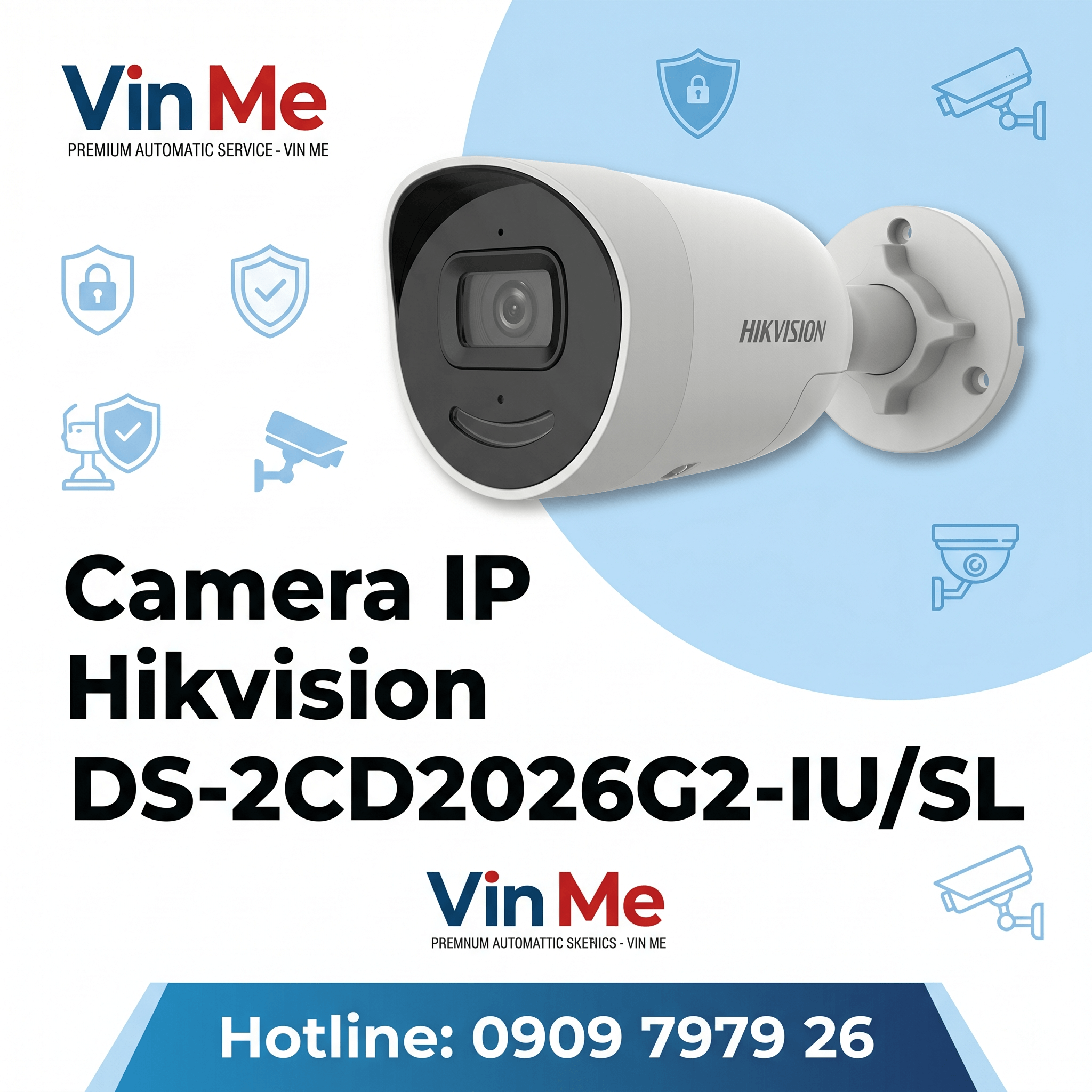 Camera Hikvision DS-2CD2026G2-IU/SL