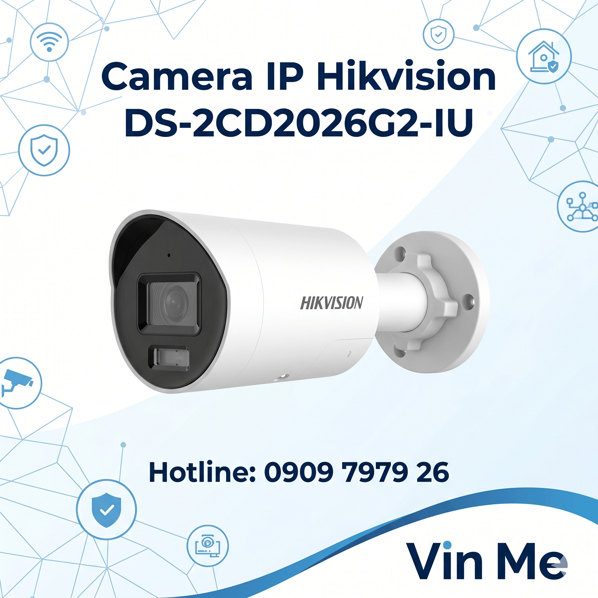 Camera Hikvision DS-2CD2026G2-IU